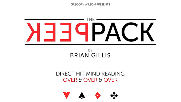 Gregory Wilson Presents The Peek Pack by Brian Gillis (Gimmicks and Online Instructions) - Trick