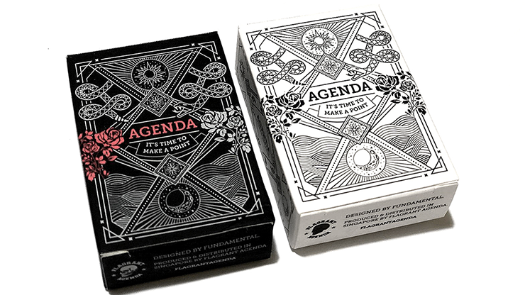 Mini Agenda Playing Cards (Black)