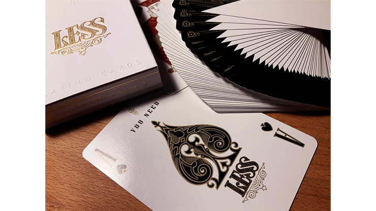 Less Playing Cards (Gold) by Lotrek