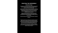 Creating the Impossible by Chris Wardle and James Ward - Book