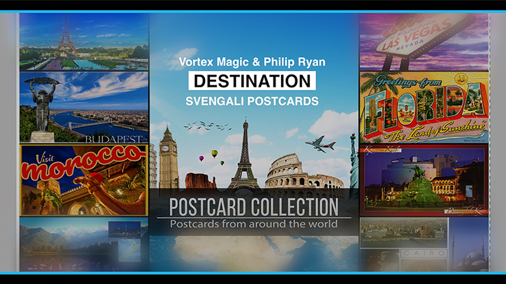 Vortex Magic Presents DESTINATION by Philip Ryan (Svengali Postcards) - Trick