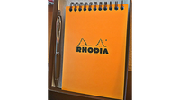 SvenPad® Elegance Rhodia® Edition (Single, Orange Cover) - Trick