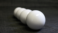 Wooden Billiard Balls (1.75" White) by Classic Collections - Trick