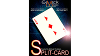 SPLIT-CARD (Red) by Mickael Chatelain - Trick