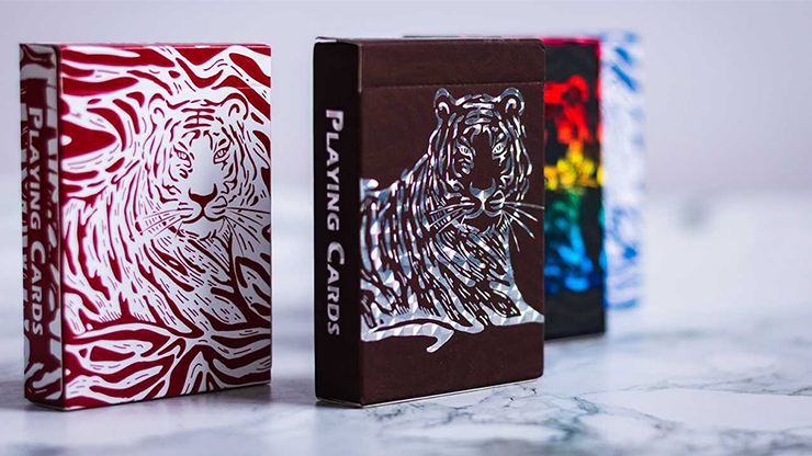 The Hidden King Red Luxury Edition Playing Cards by BOMBMAGIC