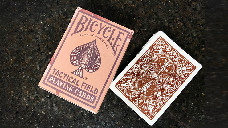 Bicycle Tactical Field Green Camo/Brown Camo (6 Decks) by US Playing Card Co