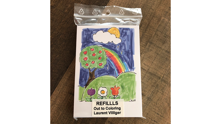 Refill (50) for Out To Coloring (STAGE) by Laurent Villiger - Trick