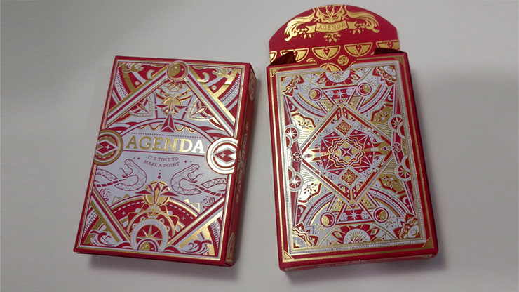 Agenda Red Premium Edition Playing Cards