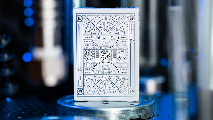 Star Wars Light Side Silver Edition Playing Cards (White) by theory11