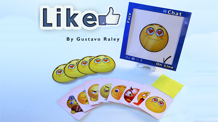 LIKE (Gimmicks and Online Instructions) by Gustavo Raley - Trick