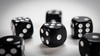 NON GIMMICKED DICE 6 PACK/BLACK by Tony Anverdi - Trick