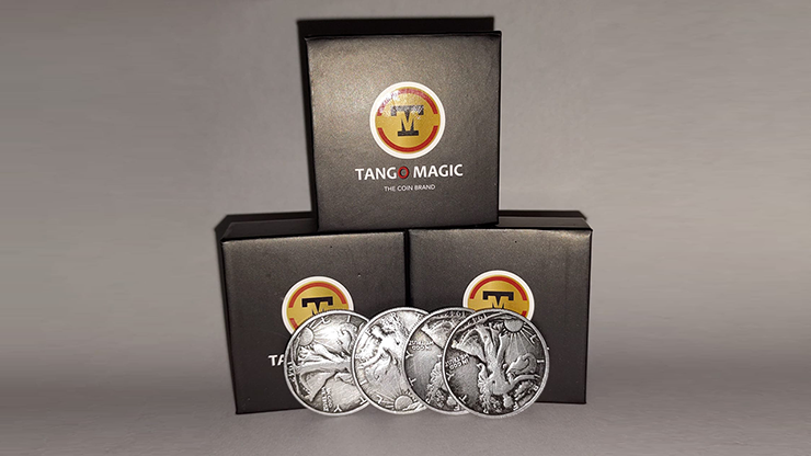 Replica Walking Liberty TUC plus 3 coins (Gimmicks and Online Instructions) by Tango Magic - Trick