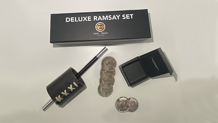 Deluxe Ramsay Set Half Dollar (Gimmicks and Online Instructions) by Tango - Trick