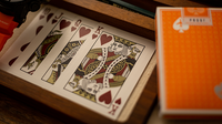 Lounge Edition in Hangar (Orange) with Limited Back by Jetsetter Playing Cards