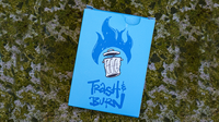 Trash & Burn (Blue) Playing Cards by Howlin' Jacks