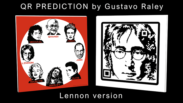 QR PREDICTION JOHN LENNON (Gimmicks and Online Instructions) by Gustavo Raley - Trick