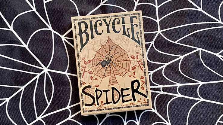 Bicycle Spider (Tan) Playing Cards