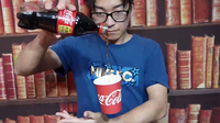 Perfect Airborne Glass & Acrylic cup (Coke) by Tejinaya Magic - Trick