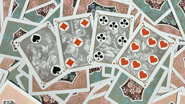 Four Continents (Red) Playing Cards