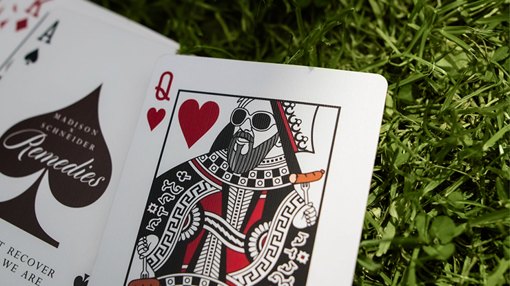 Brown Remedies Playing Cards by Madison x Schneider