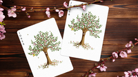 Wooden Leaves Summer Box Set Playing Cards by Dutch Card House Company