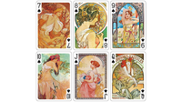 Mucha Princess Hyacinth Silver Edition Playing Cards by TCC