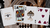 Montauk Hotel Burgundy Playing Cards by Gemini