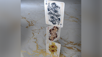 Card Masters Precious Metal Foil (White) Playing Cards by Handlordz