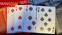 Gilded Bicycle Bandana (Red) Playing Cards