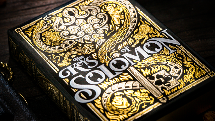 The Keys of Solomon: Golden Grimoire Playing Cards by Riffle Shuffle