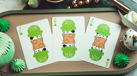 Glace Playing Cards (Green) by Bacon Playing Card Company