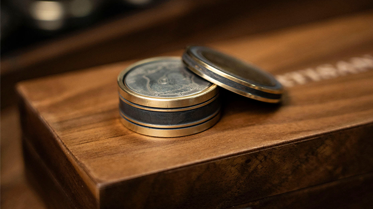 M Box Luxury Set (Half Dollar) by Artisan Coin & Jimmy Fan - Trick