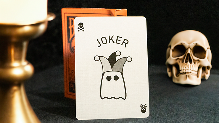 Bicycle Boo Back Playing Cards (Orange)