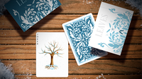 Leaves Winter (Blue) Playing Cards by Dutch Card House Company