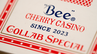 Limited Bee X Cherry (Red) Playing Cards