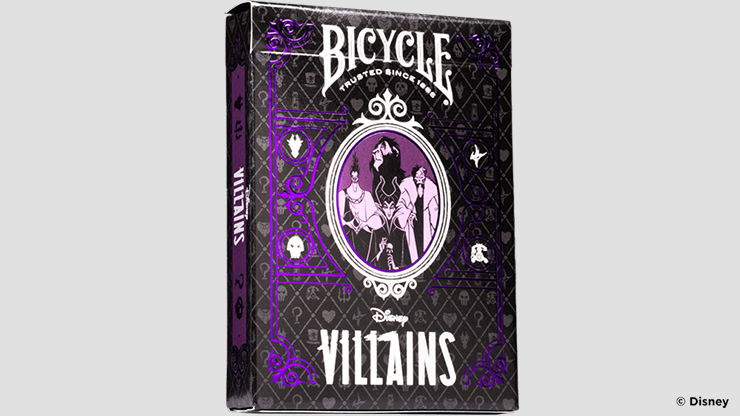 Bicycle Disney Villains (Purple) by US Playing Card Co.