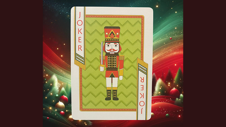 Bicycle Nutcracker (Red) Playing Cards