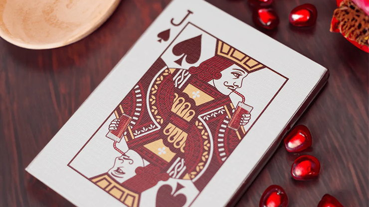 Palmegranate (Red and Yellow Set) Playing Cards by OPC