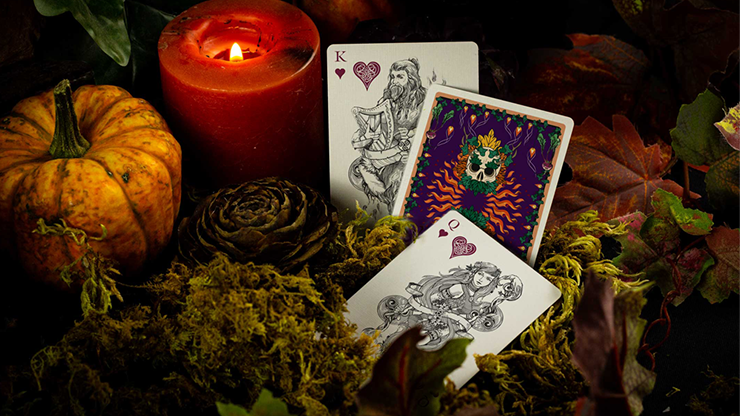 Wheel of the Year Samhain Playing Cards by Jocu