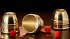 Cups and Balls Set (Brass With Black Matt Inner) by Bluether Magic and Raphael