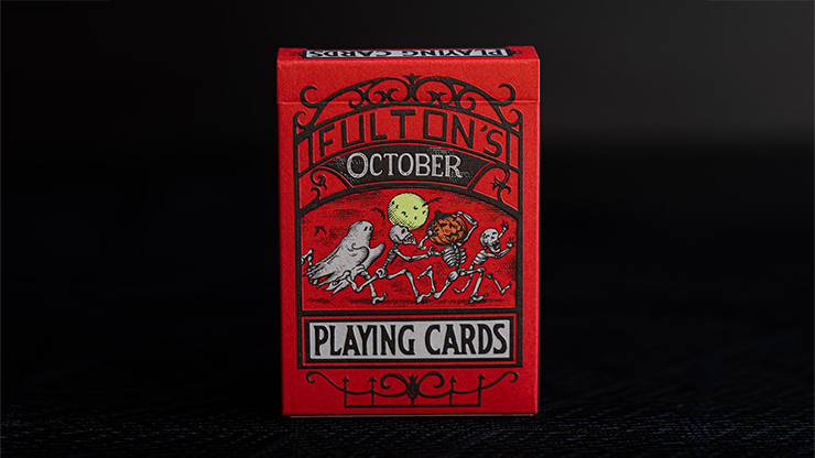 FULTON'S October Red Edition Playing Cards