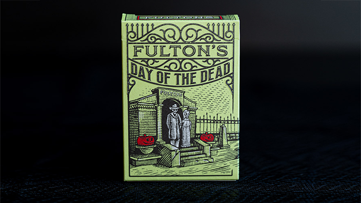 FULTON'S Day Of The Dead Green Edition Playing Cards