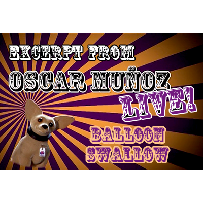 Balloon Swallow by Oscar Munoz (Excerpt from Oscar Munoz Live) - Video Download