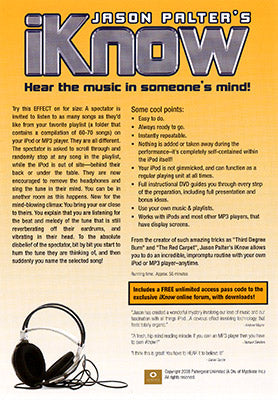 iKnow by Jason Palter - DVD