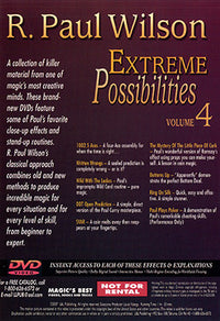 Extreme Possibilities Volume 4 by R. Paul Wilson - DVD