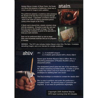 Stain-Shiv by Andrew Mayne - DVD