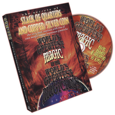 World's Greatest Magic: Stack Of Quarters and Copper/Silver Coin - DVD