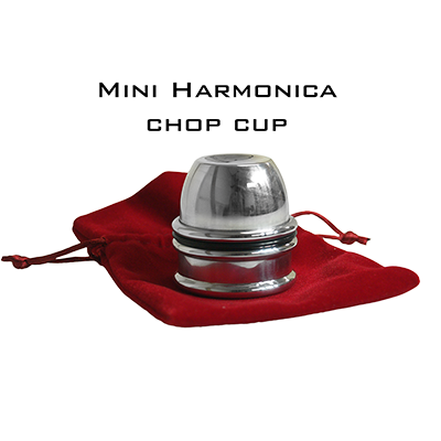 Mini Harmonica Chop Cup (Aluminum) by Leo Smetsers - Trick